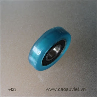 Con lăn bạc đạn bọc PU, rubber parts