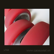 bánh xe PU, cao su phụ tùng