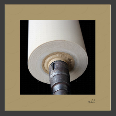 Buffing rubber rollers